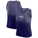 Baltimore Ravens WEAR by Erin Andrews x Gracie Hunt Women's Ombre Tank Top Purple - NFL
