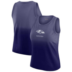 Baltimore Ravens WEAR by Erin Andrews x Gracie Hunt Women's Ombre Tank Top Purple - NFL