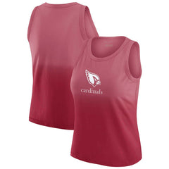 Arizona Cardinals WEAR by Erin Andrews x Gracie Hunt Women's Ombre Tank Top Cardinal - NFL