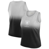 Las Vegas Raiders WEAR by Erin Andrews x Gracie Hunt Women's Ombre Tank Top Black - NFL