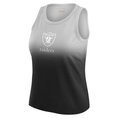 Las Vegas Raiders WEAR by Erin Andrews x Gracie Hunt Women's Ombre Tank Top Black - NFL