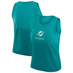 Miami Dolphins WEAR by Erin Andrews x Gracie Hunt Women's Ombre Tank Top Aqua - NFL