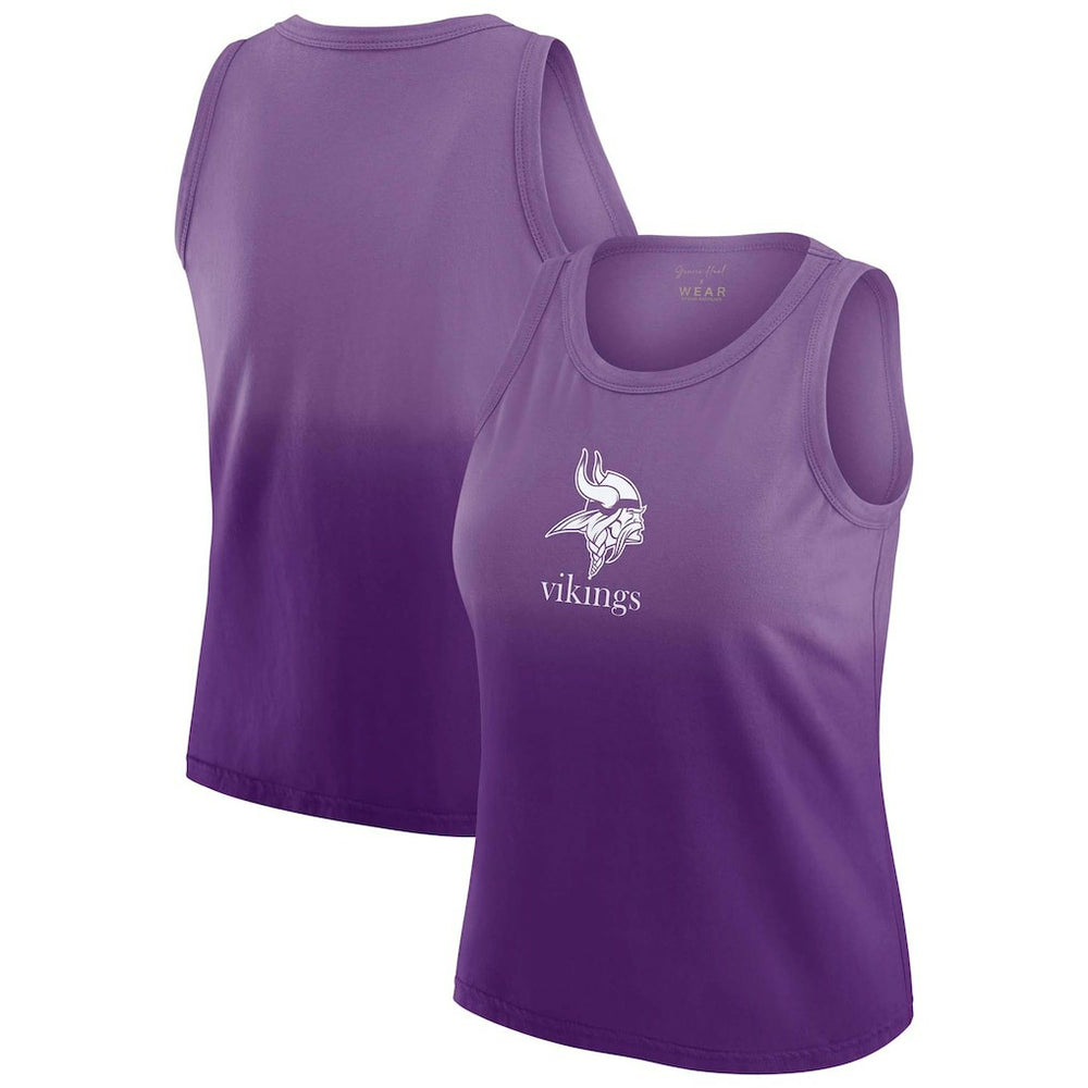 Minnesota Vikings WEAR by Erin Andrews x Gracie Hunt Women's Ombre Tank Top Purple - NFL