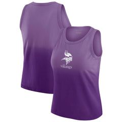 Minnesota Vikings WEAR by Erin Andrews x Gracie Hunt Women's Ombre Tank Top Purple - NFL