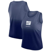 New York Giants WEAR by Erin Andrews x Gracie Hunt Women's Ombre Tank Top Navy - NFL