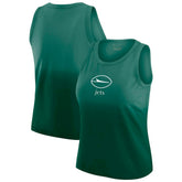 New York Jets WEAR by Erin Andrews x Gracie Hunt Women's Ombre Tank Top Green - NFL