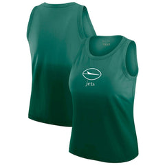 New York Jets WEAR by Erin Andrews x Gracie Hunt Women's Ombre Tank Top Green - NFL