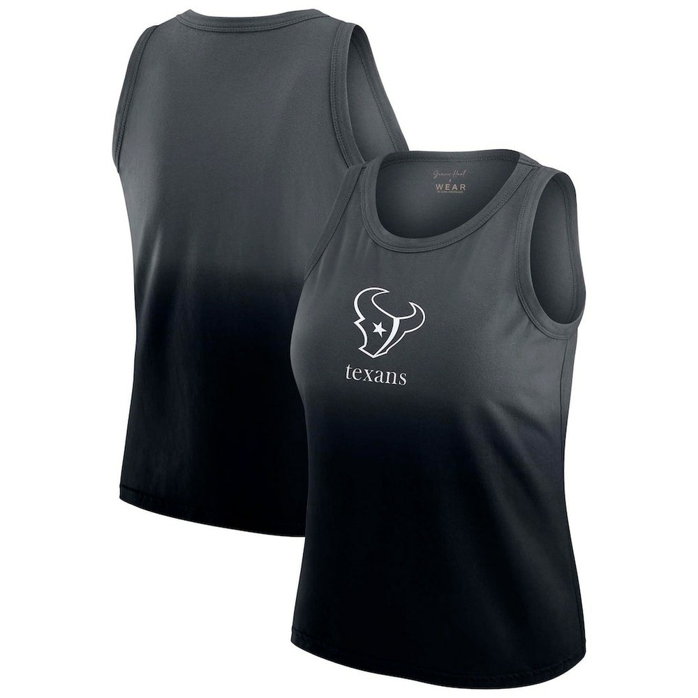 Houston Texans WEAR by Erin Andrews x Gracie Hunt Women's Ombre Tank Top Navy - NFL