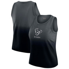 Houston Texans WEAR by Erin Andrews x Gracie Hunt Women's Ombre Tank Top Navy - NFL