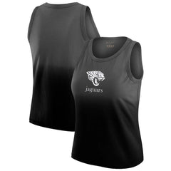 Jacksonville Jaguars WEAR by Erin Andrews x Gracie Hunt Women's Ombre Tank Top Black - NFL