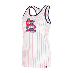 St. Louis Cardinals New Era Women's Gameday Pinstripe Tank Top discount