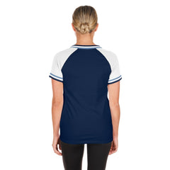 Tampa Bay Rays New Era Women's Gameday Raglan V-Neck T-Shirt On Sale