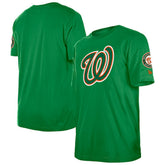 Washington Nationals New Era St. Patrick's Day Shamrock Fill T-Shirt On Sale