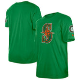 Seattle Mariners New Era St. Patrick's Day Shamrock Fill T-Shirt On Sale