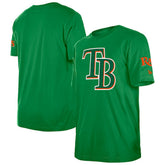 Tampa Bay Rays New Era St. Patrick's Day Shamrock Fill T-Shirt discount