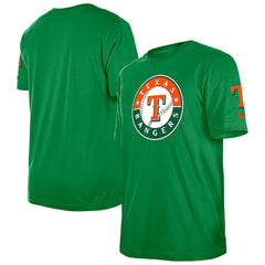 Texas Rangers New Era St. Patrick's Day Shamrock Fill T-Shirt Online