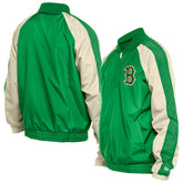 Boston Red Sox New Era St. Patrick's Day Ripstop Raglan Quarter-Zip Windbreaker discount