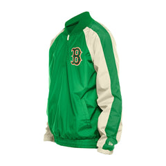 Boston Red Sox New Era St. Patrick's Day Ripstop Raglan Quarter-Zip Windbreaker discount
