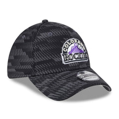 Colorado Rockies New Era 2025 MLB Clubhouse 39THIRTY Flex Hat Lifestyle