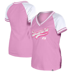Tampa Bay Buccaneers New Era Women's Mommy & Me V-Neck T-Shirt Pink - NFL