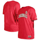St. Louis Cardinals New Era Throwback Pinstripe T-Shirt for sale