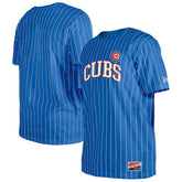 Chicago Cubs New Era Throwback Pinstripe T-Shirt Sale