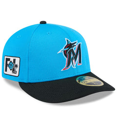 Miami Marlins New Era 2025 Spring Training Low Profile 59FIFTY Fitted Hat Sale