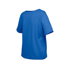 New York Rangers New Era Girl's Youth Flip Sequin T-Shirt Blue