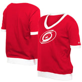 Carolina Hurricanes - New Era Women's Game Day Rhinestuds T-Shirt Red