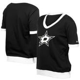 Dallas Stars - New Era Women's Game Day Rhinestuds T-Shirt Black
