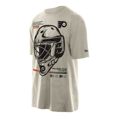 Philadelphia Flyers - New Era Goalie Mask T-Shirt Tan