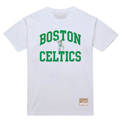 Mitchell & Ness - Boston Celtics Hardwood Classics Vintage Warm Up T-Shirt - White