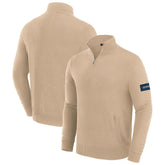 Dallas Cowboys J. Palmer Franchise Quarter-Zip Sweater Tan - NFL