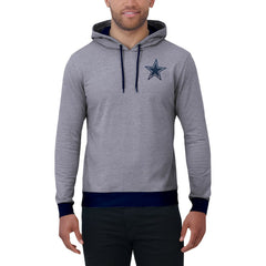 Dallas Cowboys Darius Rucker Collection Tonal Knit Pullover Hoodie Navy - Fanatics