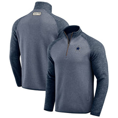 Dallas Cowboys Darius Rucker Collection Tonal Quarter-Zip Jacket Navy - Fanatics