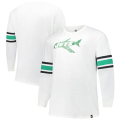 New York Jets '47 Big & Tall Premier Brex Long Sleeve T-Shirt White - 47 brand