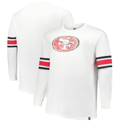 San Francisco 49ers '47 Big & Tall Premier Brex Long Sleeve T-Shirt White - 47 brand