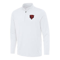 Chicago Bears Antigua Reprocess Quarter-Zip Top White - NFL