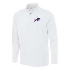 Buffalo Bills Antigua Reprocess Quarter-Zip Top White - NFL