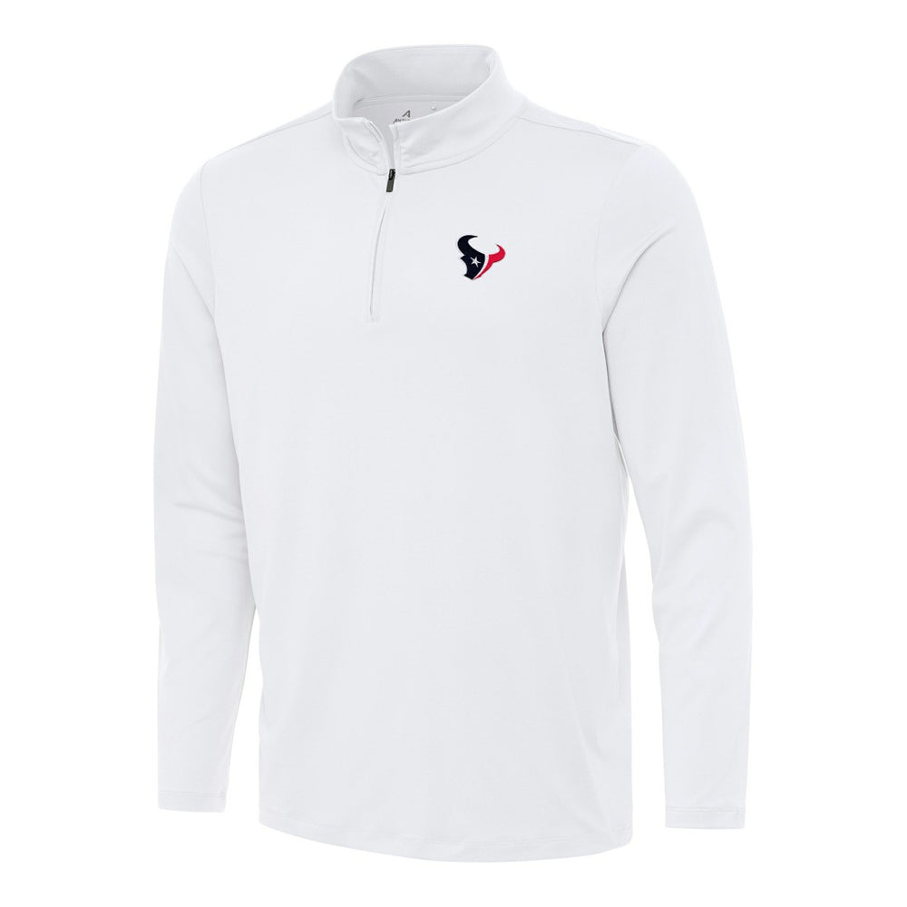 Houston Texans Antigua Reprocess Quarter-Zip Top White - NFL