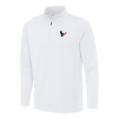 Houston Texans Antigua Reprocess Quarter-Zip Top White - NFL