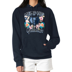 NBA - Memphis Grizzlies G-III 4Her by Carl Banks Women's Flowers Team Logo Graphic Fleece Pullover Hoodie - Navy