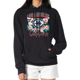 NBA - LA Clippers G-III 4Her by Carl Banks Women's Flowers Team Logo Graphic Fleece Pullover Hoodie - Black