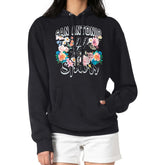 NBA - San Antonio Spurs G-III 4Her by Carl Banks Women's Flowers Team Logo Graphic Fleece Pullover Hoodie - Black