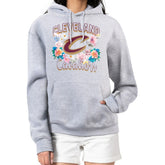 NBA - Cleveland Cavaliers G-III 4Her by Carl Banks Women's Flowers Team Logo Graphic Fleece Pullover Hoodie - Heather Gray