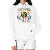 NBA - Denver Nuggets G-III 4Her by Carl Banks Women's Flowers Team Logo Graphic Fleece Pullover Hoodie - White