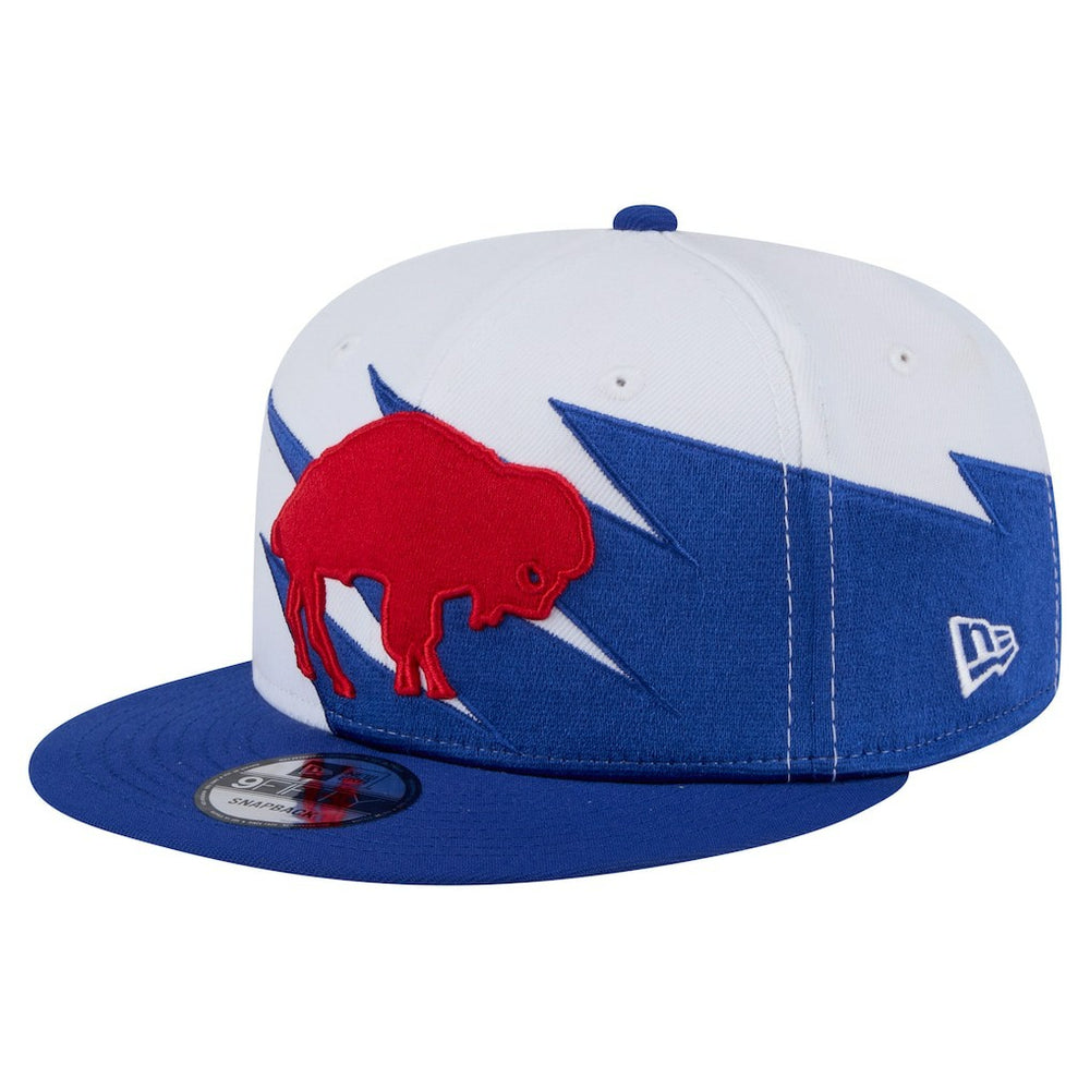 Buffalo Bills New Era Throwback Jagged 9FiFTY Snapback Hat Royal - NFL
