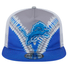Detroit Lions New Era Throwback Dye Golfer Snapback Hat Gray/Blue - NFL
