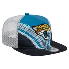 Jacksonville Jaguars New Era Throwback Dye Golfer Snapback Hat Teal/Black - NFL