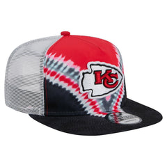 Kansas City Chiefs New Era Throwback Dye Golfer Snapback Hat Red/Black - NFL